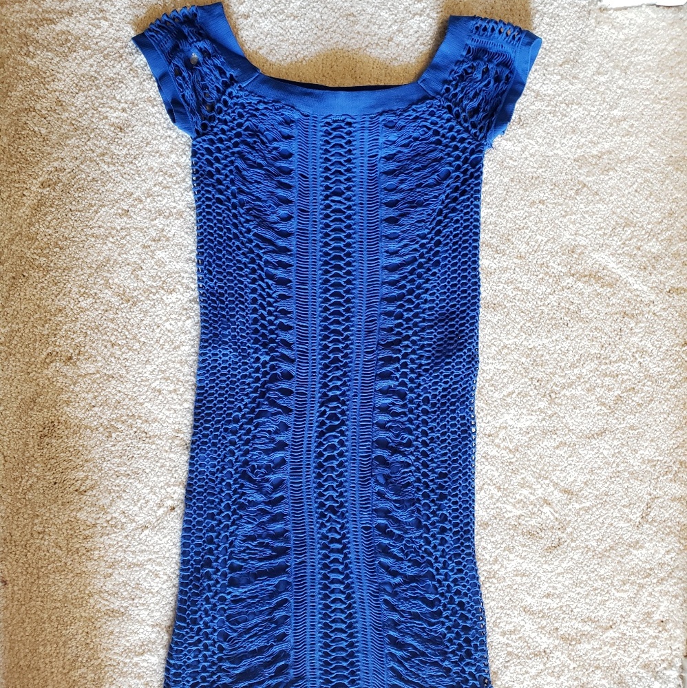 Blue Bebe bodycon dress